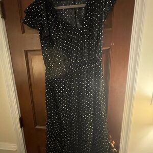 Black Polka Dot Dress
